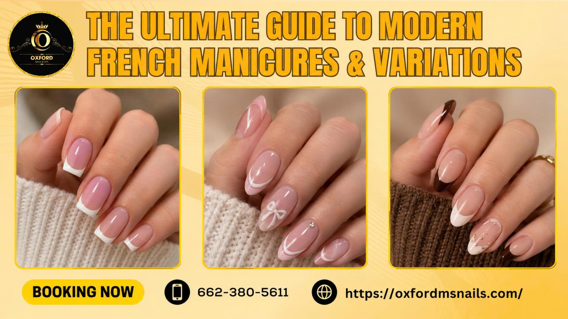 Modern French Manicure Oxford MS