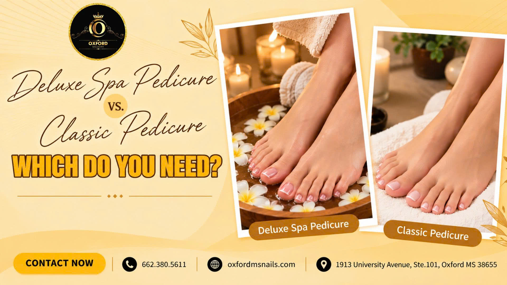 Deluxe Spa Pedicure Oxford MS